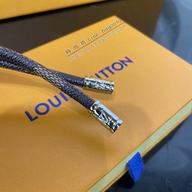 LOUIS VUITTON專櫃新款包包 路易威登LEATHER ROPE鑰匙扣 LV繩結包飾 M67224  ydh4057